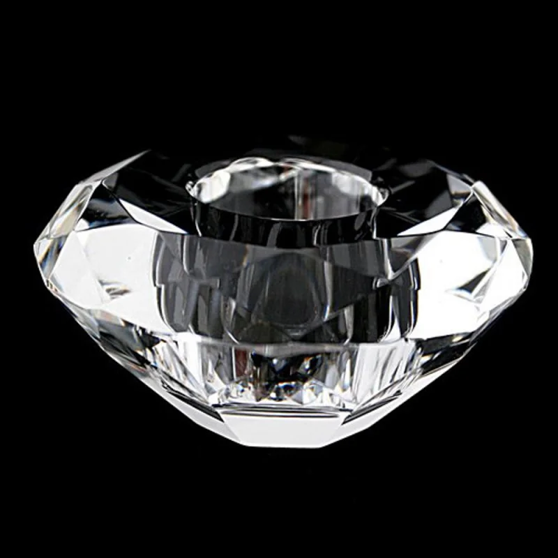 100pcs Wedding Candle Favors Crystal Diamond Shape Heart shape Tealight