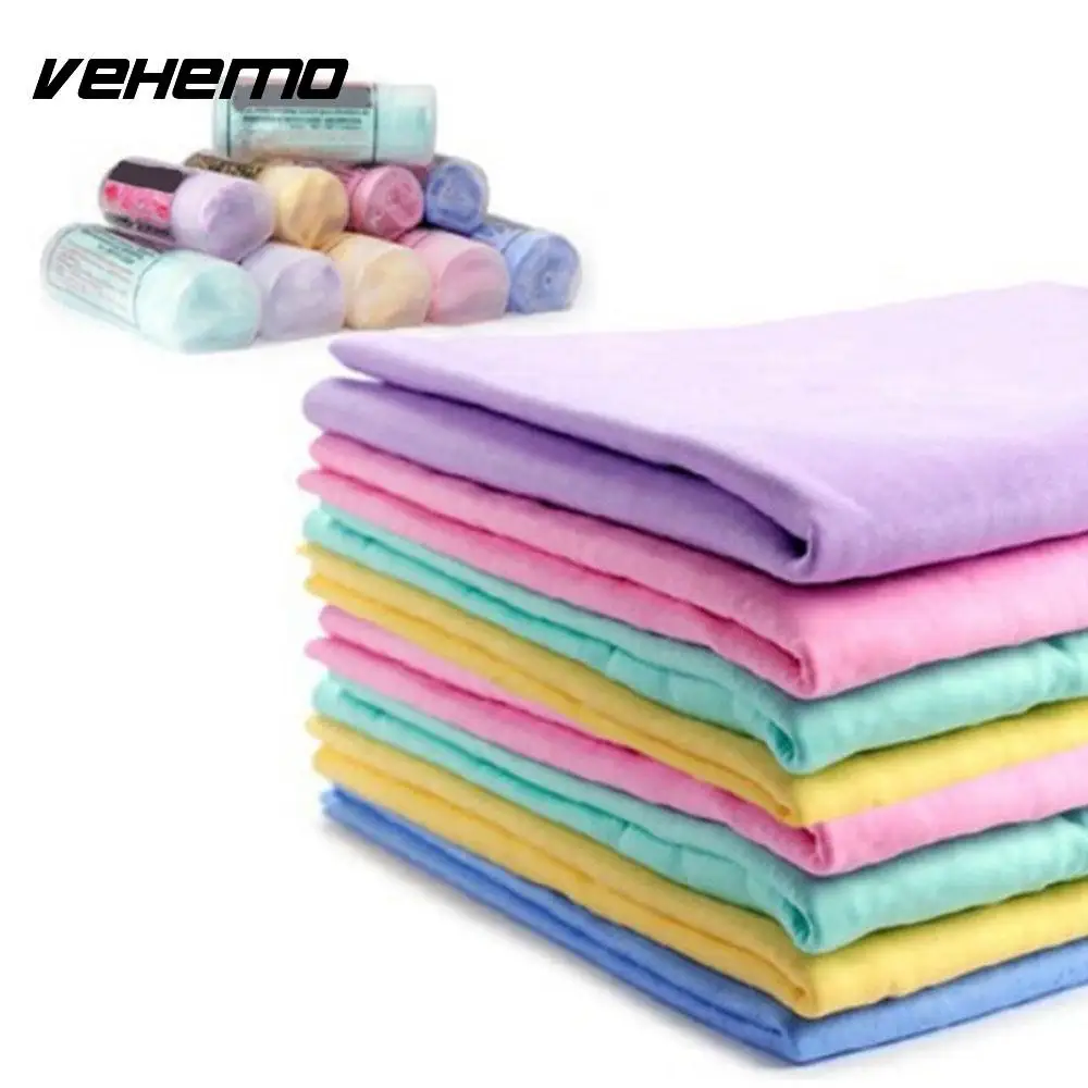 

Vehemo Magic Chamois Cleaning Towel Cleaning Tools Auto Cleaning Towel Vehicle Car Cleaning Towel for Auto Cham Wipes