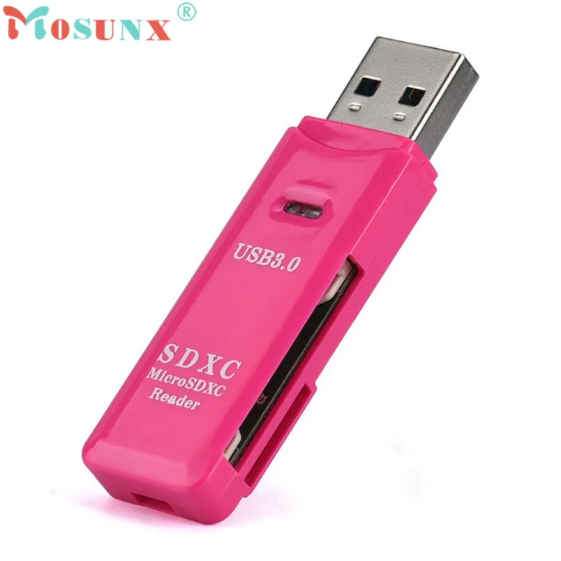 Надежный 2 в 1 USB 3.0 High Скорость Micro SD SDXC TF T-Flash чтения карт памяти адаптера