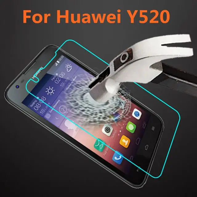 2.5D Закаленное стекло для Huawei Y520 оригинальная 9H защитная пленка высокого качества