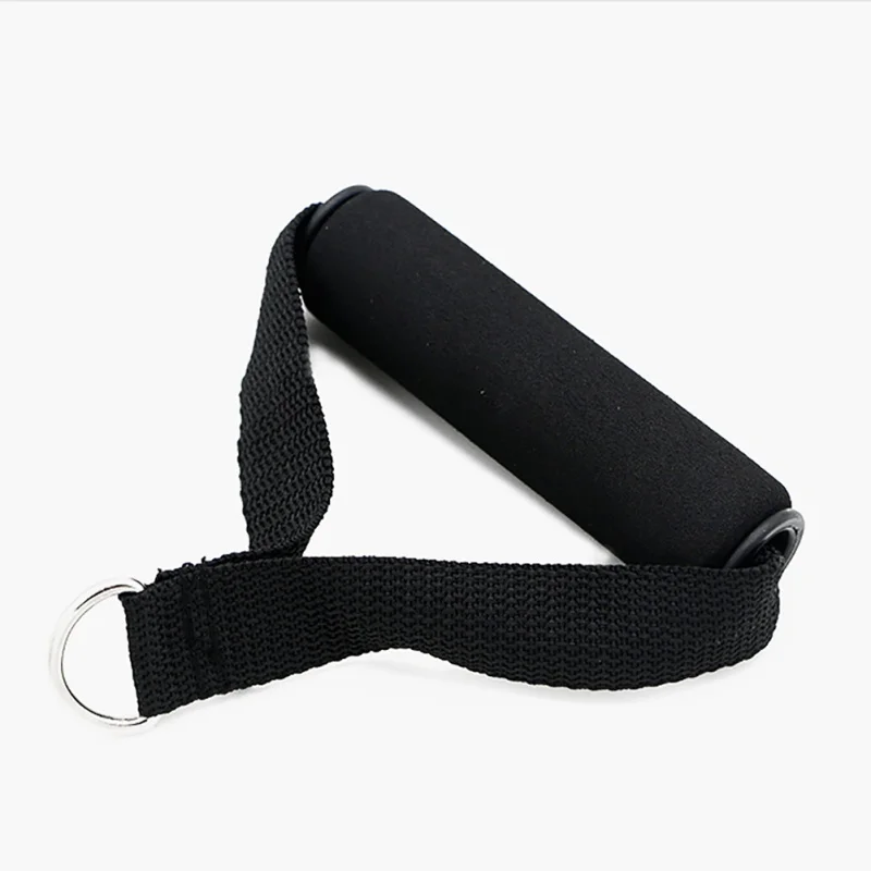 

1pc Resistance Band Foam Handle With Ribbon Multi Functional Ribbon Iron Hook Fitness Exercise Stretching Pull Yoga Accessories