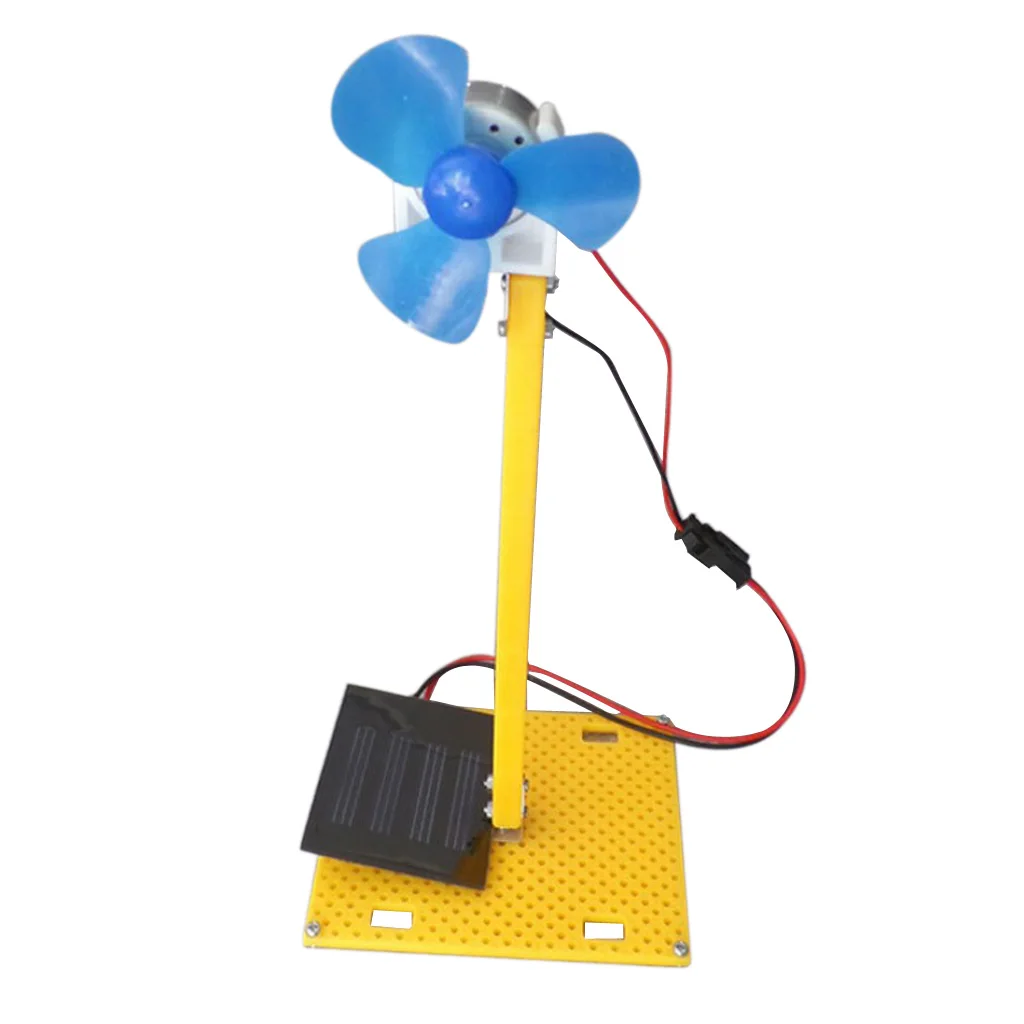 

DIY Solar Power Generator DC Motor Fan Solar Toy For Science Education Model