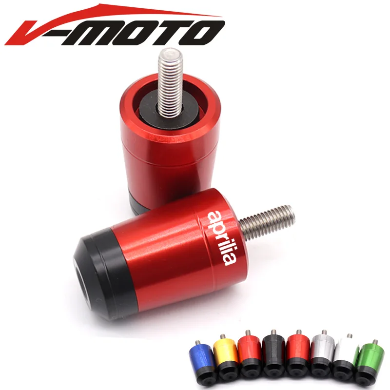 Мотоцикл 7/8 'དྷ мм ручки рукоятка Кепки конец Вилки для Aprilia RS 125 1000 R 2000 250 50 RX50 650