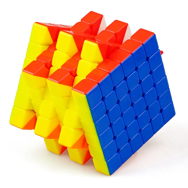 YJ YongJun RuiShi 6x6x6 Cube 6 слоев без наклеек для Begginer 6x6x6 Cubo Magico обучающая игрушка для детей