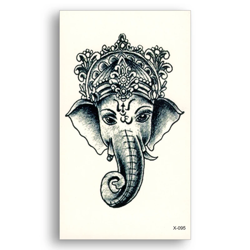 Wasser Transfer Gefalschte Tattoo Wasserdichte Temporare Tattoo Aufkleber Indischer Elefant Ganesha Buhhda Mannlichen Weibliche Kuhle Schonheit Korper Kunst Body Art Indian Elephant Godsticker Indian Aliexpress