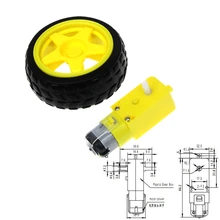 TT Motor Smart Car Robot Gear Motor for arduino Diy Kit Wheels Smart Car Chassis Motor Robot Remote Control Car DC Gear Motor