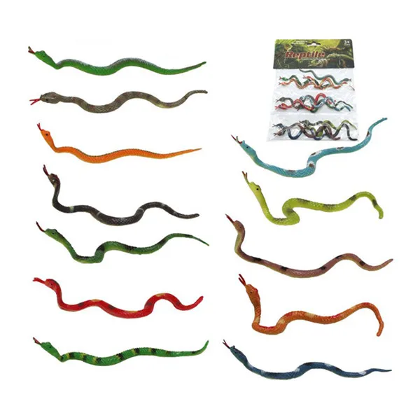 10PCS/Set Insect Model Butterfly Snake Ocean Animal Toys Plastic Simulation Insect Animal Educational Toy For Kids To Learn - Цвет: 3