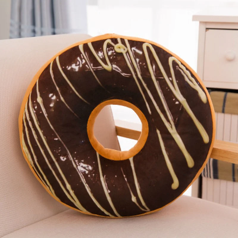 подушки-пончики «donut 3d» 40 см. подушка в виде пончика. подушка в виде пончика. подушка в виде пончика. декоративная подушка в виде пончика.