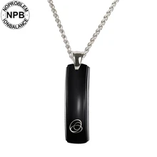 Noproblem 015 antifatigue magnetic far infrared ray power infinity 99.999% pure germanium bead pendant necklace