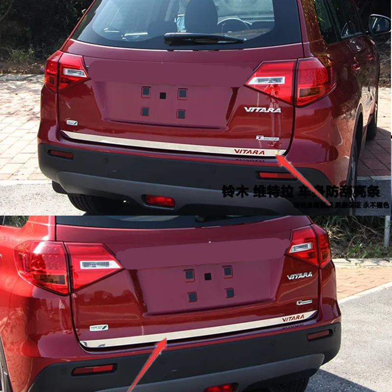 2016 For Suzuki Vitara Tailgate Rear Door Bottom Cover Molding Trim