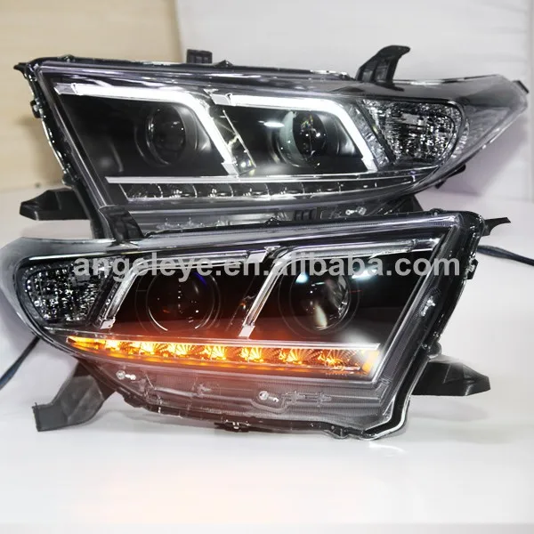 

2011-2013 year Kluger Highlander F Style Angel Eyes LED Head Lights TLZ