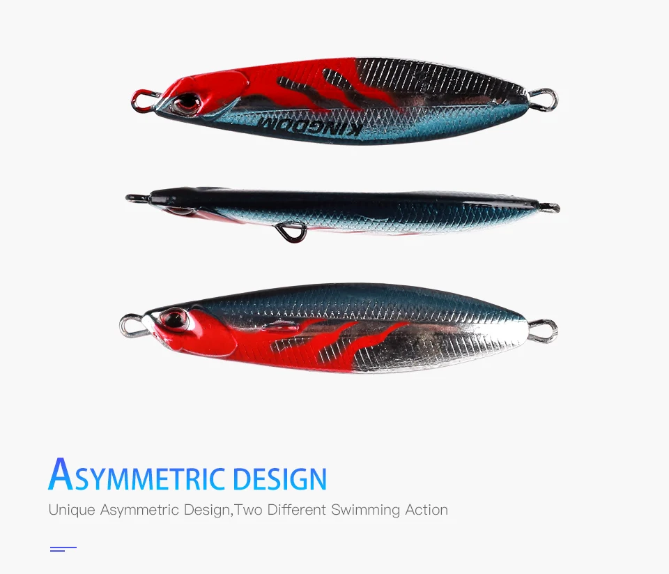 Kingdom 2019 New Metal Cast Jig spoon Fishing Lures 7g 10.5g 14g 21g casting jigging Lead Inside Fish Sea Bass Artificial Baits  (9)