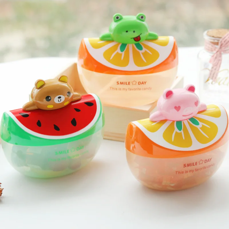 Creative Plastic Nuts Food Storage Container Fruit Shape Storage Box