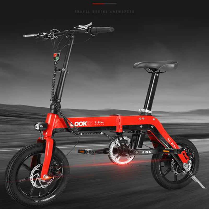 

Foldable Electric Bike 36V 350w 10AH 14inch Lithium Battery Bicycle Aluminium Alloy Disc Brake Ebike