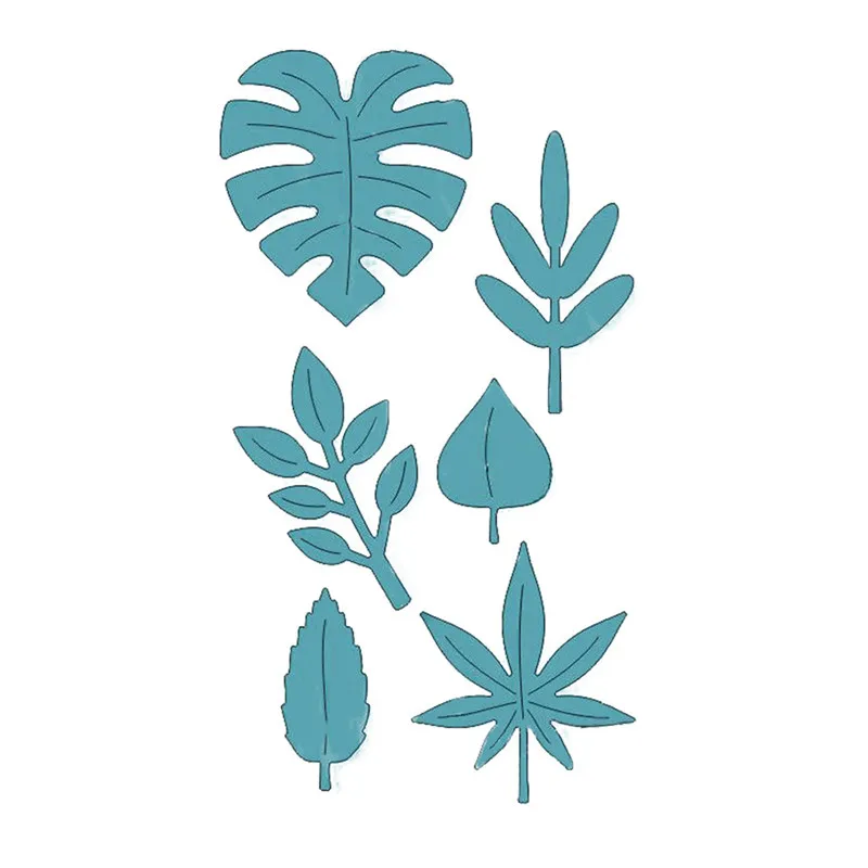

GJCrafts Leaves Dies Metal Cutting Dies 2019 for Card Making Scrapbooking DIY Album Embossing Paper Craft Plant Leaf Die Cut