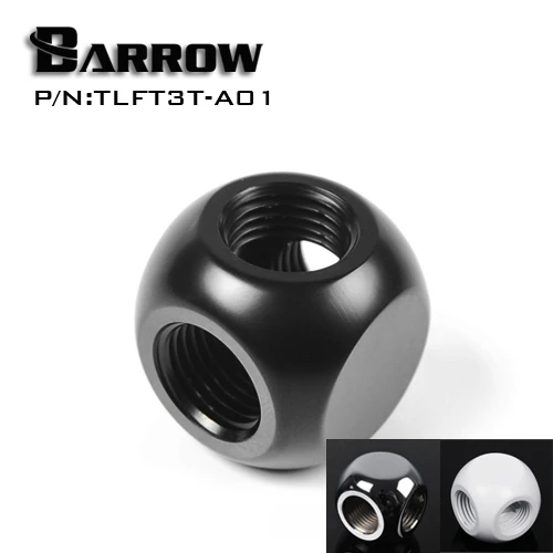 Барроу TLFT3T A01 G1 / 4 &quotX3 черный белый серебристый золотой три звенья кубические