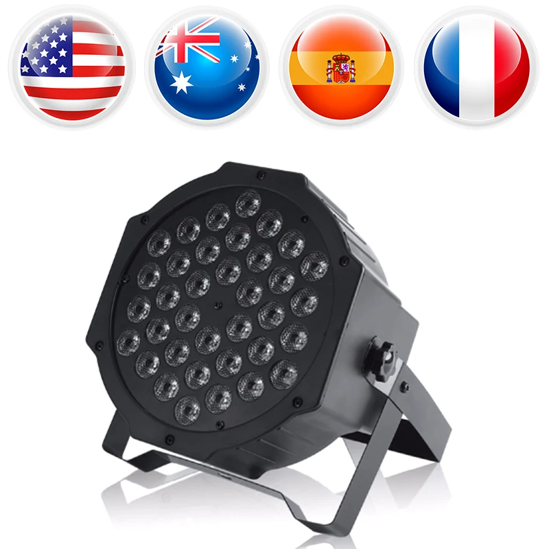 72W 36LED RGB Stage Light Party DJ Disco Light Club Lamp DMX512 DJ
