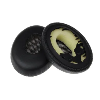 

One Pari Black Ear Pads Replacement Ear Pads Cushions Soft Foam Earpads For Bose QuietComfort 3 QC3 & On-Ear OE Headphones #ET1