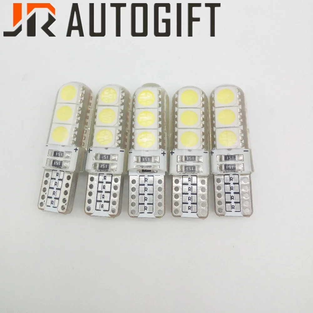 4 шт. T10 W5W светодиодный Автомобильные фары 5050 6SMD светодиодный лампы 194 168 501 светодиодный светильник Лампы для чтения белый 12V 24V