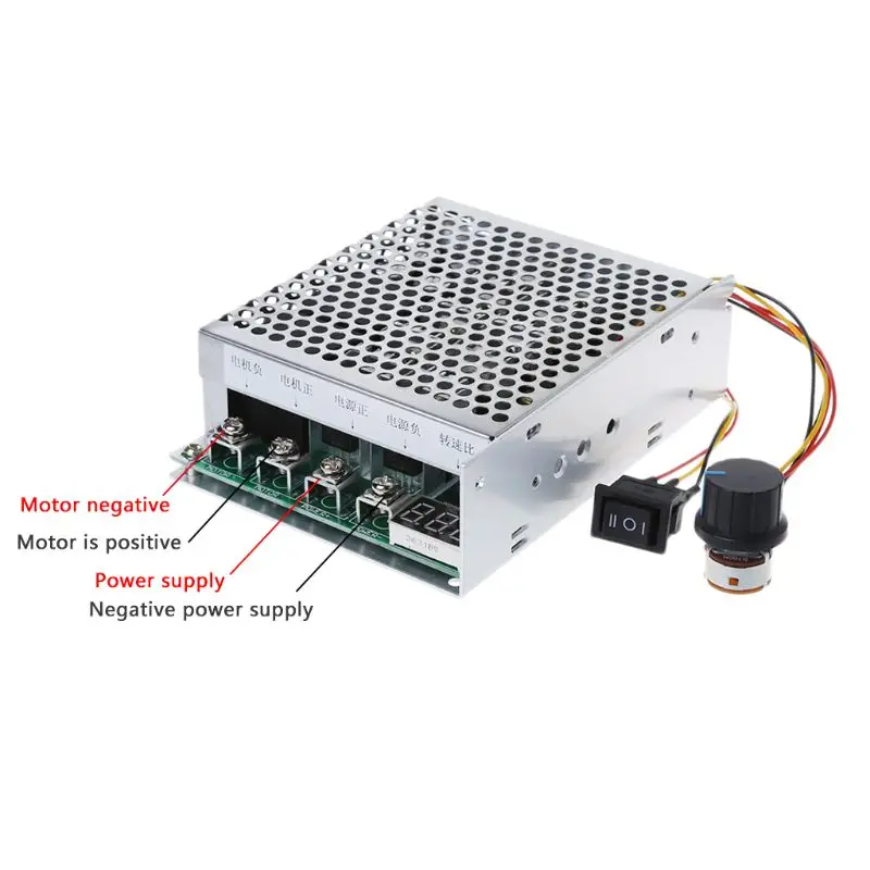 

High Quality Motor Speed Controller Reversible PWM Control Forward/Reverse DC 10-55V 100A