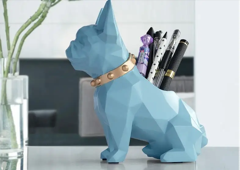 Скандинавские ремесла собаки, Настольная ручка держатель украшения, творческая гостиная кабинет украшения офиса