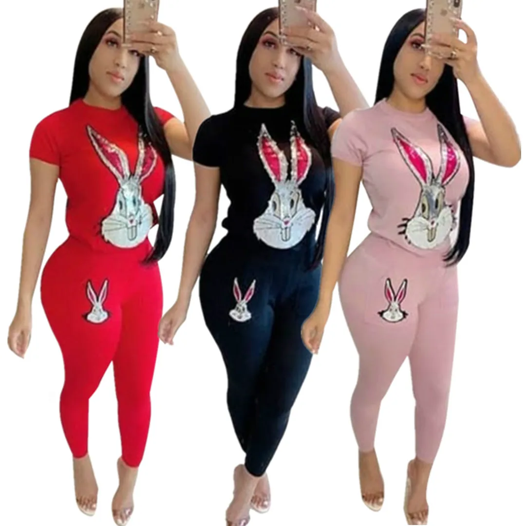 Уличная спортивная одежда с рисунком из мультфильма тонкий костюм двух