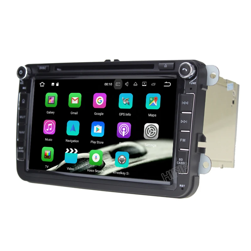 Discount Android 9.0 Auto Radio Car DVD Player for Volkswagen VW GOLF PASSAT B6 JETTA POLO CC TIGUAN OCTAVIA T5 Gps Navigation Multimedia 2