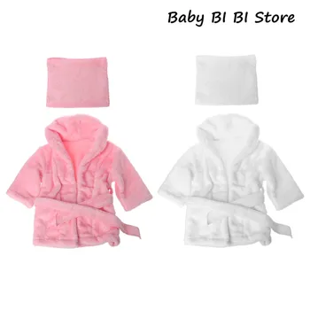 

2019 Bathrobes Wrap Newborn Photography Props Baby Photo Shoot Accessories