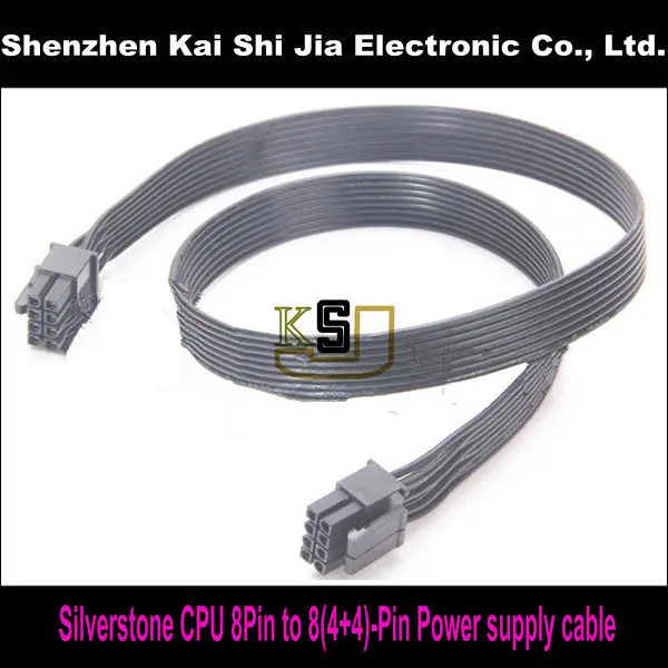 12" Silverstone CPU Modular 8 Pin to 8(4+4) Pin Motherboard Power