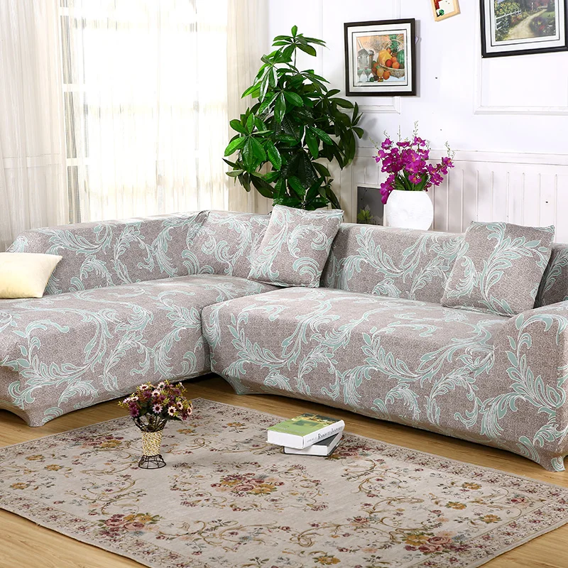 Us 30 6 55 Off 2 Pieces Covers For Corner Sofa Chaise Longue Angled Sectional Slipcover Universal Stretch Elastic L Shaped Couch In