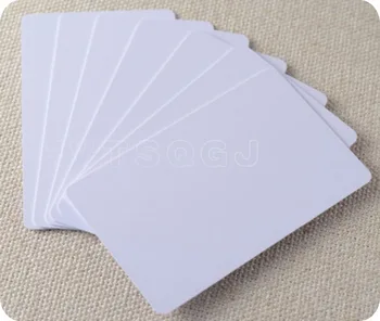 

100PCS/Lot Printable 125KHZ RFID Smart PVC Blank White Card WithT5577 Chip rewritable For Epson/Canon Inkjet Printer