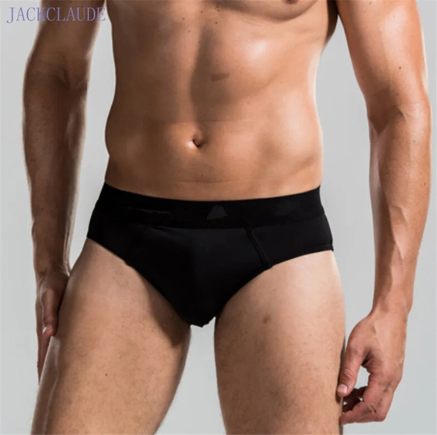JACKCLAUDE Best Quality Brand Mens Underpants New Flexible Slips Modal