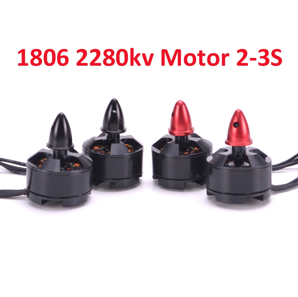 1806 2280KV CW CCW бесщеточный двигатель 2-3S мини мультироторный для RC 250 Дрон через FPV 260