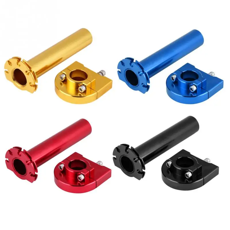 

Universal 7/8" Motorcycle Throttle Twist Grips 22mm CNC Aluminum Grip Accelerator Moped Scooter Dirt Bike Refit Part 4 Colors