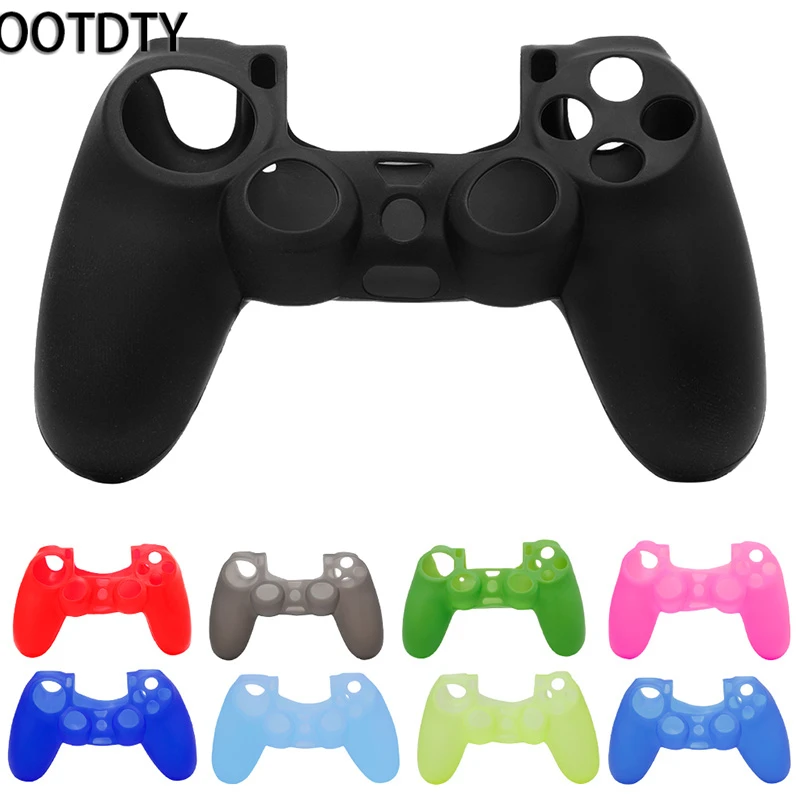 

OOTDTY 1Pc Soft Silicone Case Skin Cover Protection for Sony PS4 Controller Grip Handle