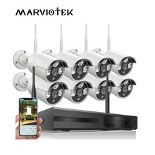 8CH CCTV Camera System wifi camera surveillance system ip camera wifi nvr kit Outdoor Waterproof Video Surveillance Night Vision
