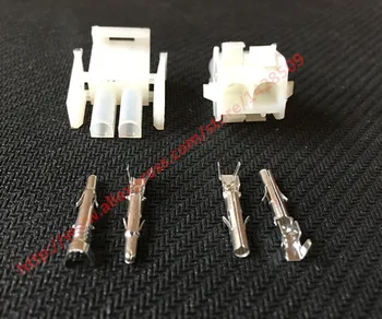 

10 Set Tyco Amp 2 Pin PA66 1-480699-0 Female Male Electrical Wiring Harness Plug Connector Motorcycle