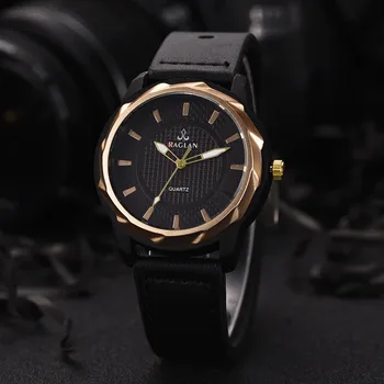 

Fashion Men Quartz Watch High Quality Leather Men's quartz watch Men's watch Wrist Party decoration Business Watch gif for male