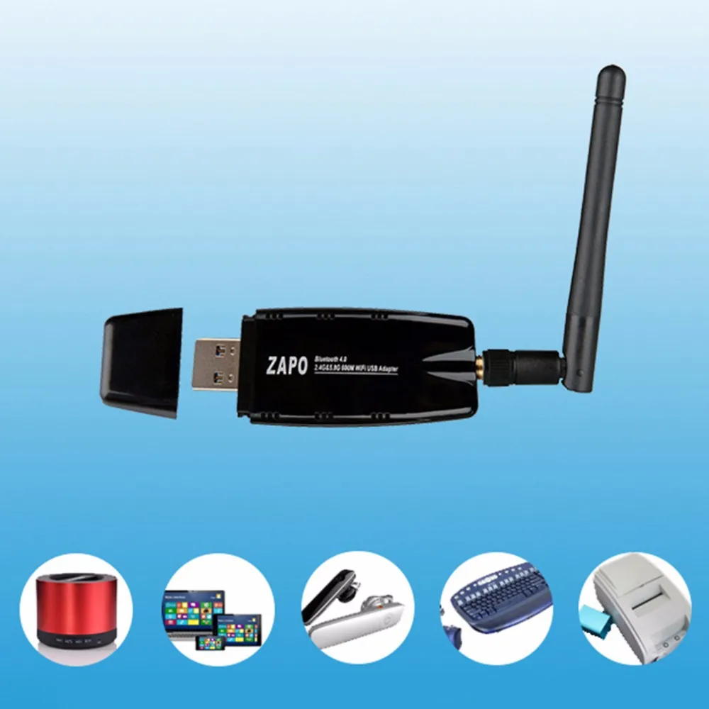 600mbps Lossless Audio Receiver Dual Band Ac Wireless Network Card Wireless Wifi Bluetooth 4