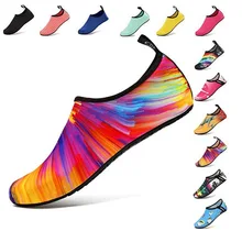 Водонепроницаемая обувь для плавания; Мужская и женская пляжная обувь; мягкая обувь унисекс на плоской подошве для прогулок и занятий йогой; нескользящие кроссовки