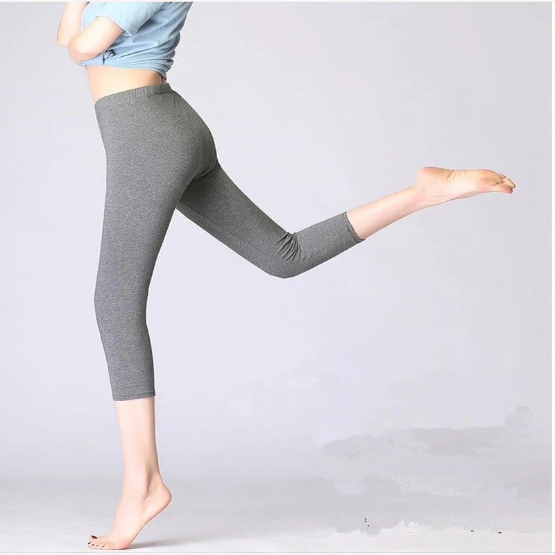 

Shikoroleva Women Leggings 2019 Modal Cotton Stretch Solid Color Black Navy Blue Plus Size 3XL 2XL L Jeggings Blusa Feminina