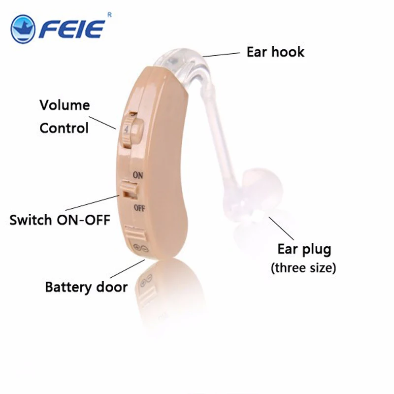 Analog BTE Ear Digital Hearing Aid Programmable Behind The Ear Sound