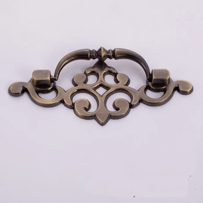 Vintage Style Bronze Cupboard Door Cabinet Handle Drawer Pulls Knob Vintage Style Bronze Cupboard Door Cabinet Handle Drawer Pulls Knob, Antique Furniture Hardware small CC size 64mm, 10PCS-in Cabinet Pulls from Home ... - Vintage Style Bronze Cupboard Door Cabinet Handle Drawer Pulls Knob