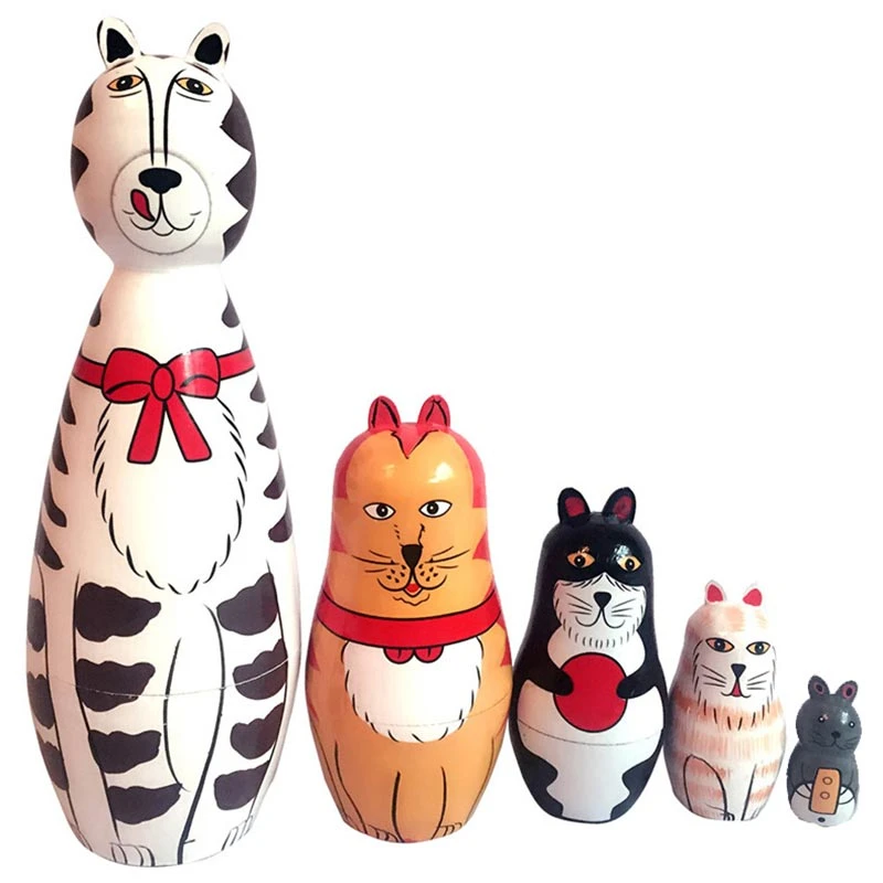 animal russian dolls