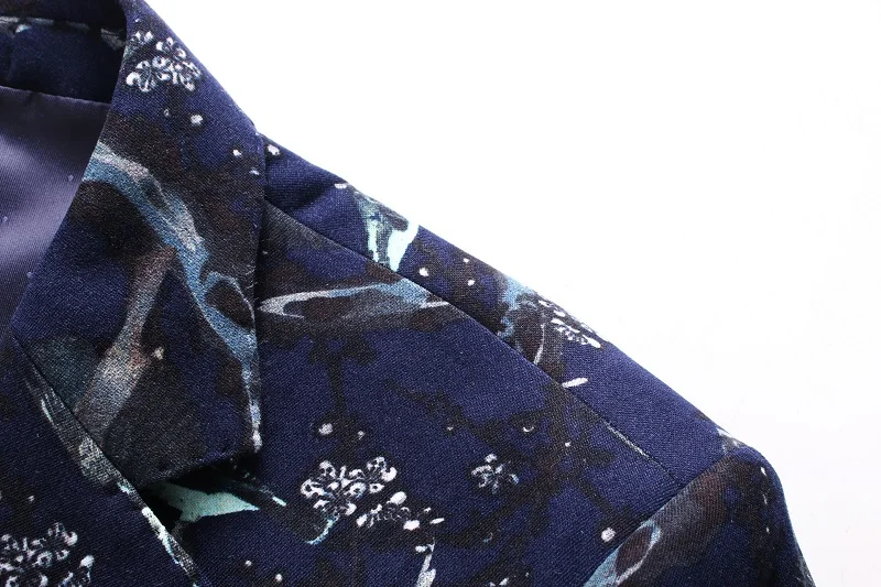 Batmo 2017 новое поступление высокое качество мода печатных Мужская suis, торжественное платье костюм для мужчин, мужские повседневные