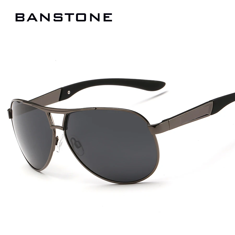 

BANSTONE Men Polarized pilot Driving Sunglasses Vintage Classic Brand Design Sun Glasses Oculos De Sol Masculino