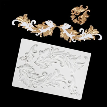 

Silicone Mold Easy Clean Release Flower Vine Petal Texture Chocolate Biscuits Pudding Cake Decoration Production Tool ZY011