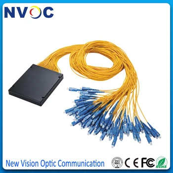 

1x32 ABS Box 2.0mm 1M SC/APC PLC Splitter Module,1*32 ABS Package Fiber Optical PLC Splitter SC FC LC ST APC Module