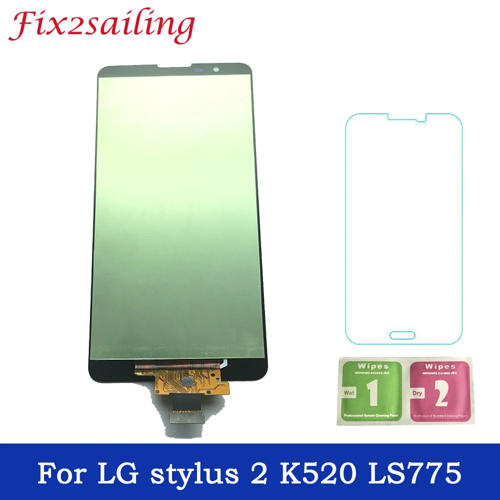 

100% Tested working LCD for LG stylus 2 K520 LS775 LCD Display Touch Screen Digitizer Assembly Free Shipping