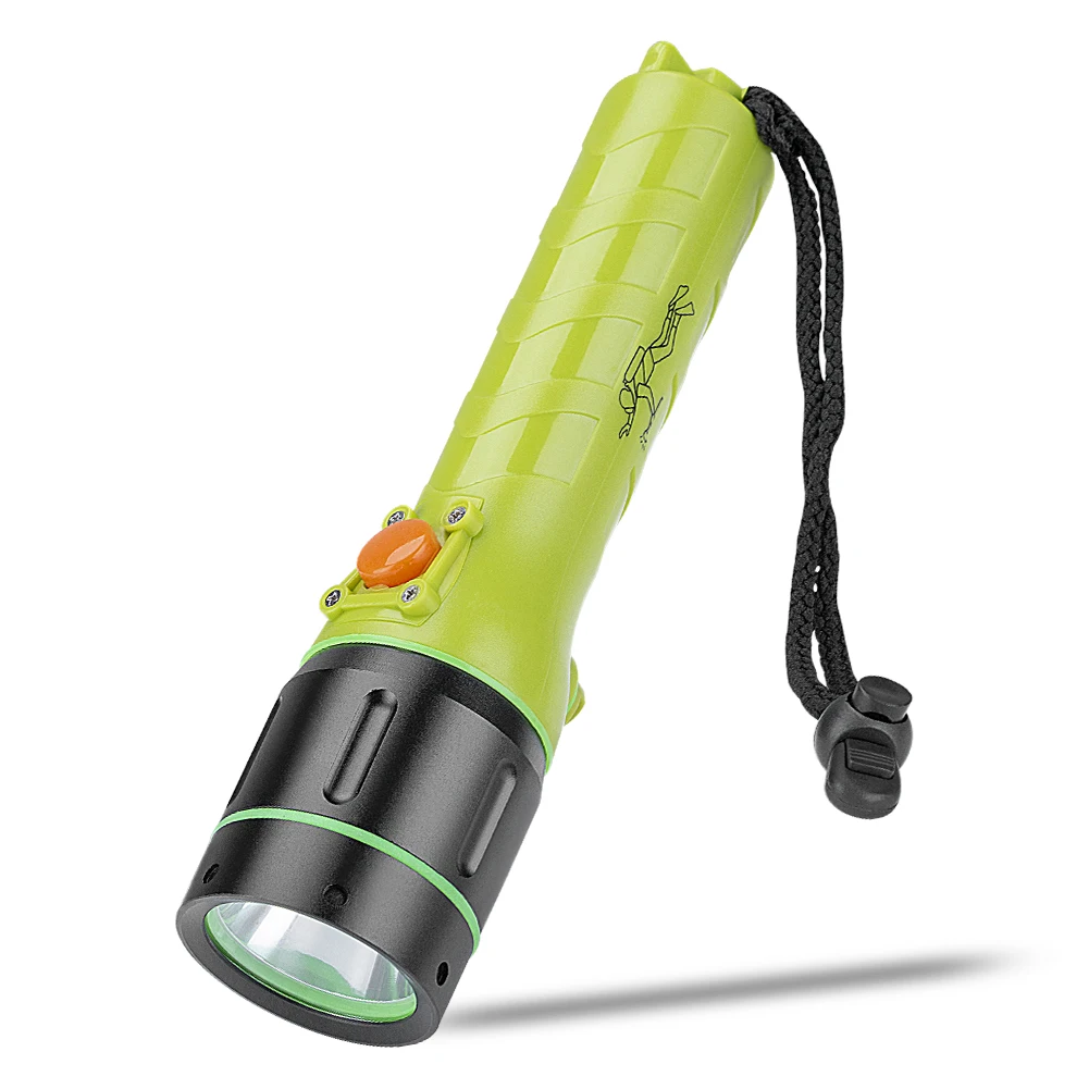 2000lumens Professional Diving Flashlight Torch XML T6 Underwater 50